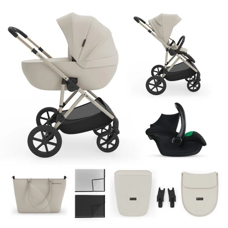 KINDERKRAFT PRIME 3 KOLICA 3U1, BEIGE